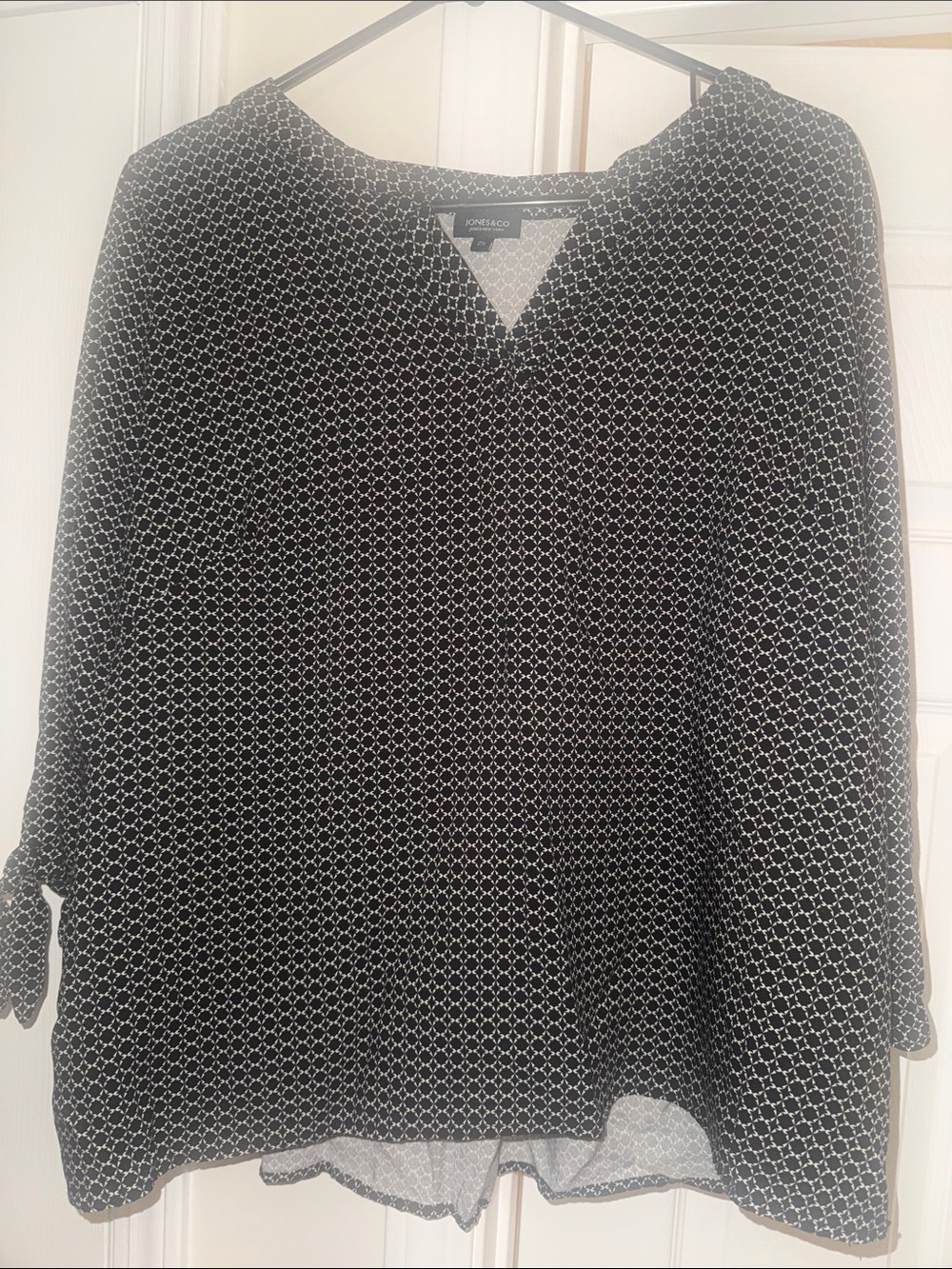 Black & White Tunic Blouse
